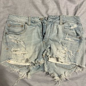 Size 8 high waisted American eagle shorts